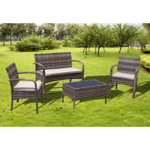 Conjunto de sofá de cadeira confortável Jardim Rattan barato